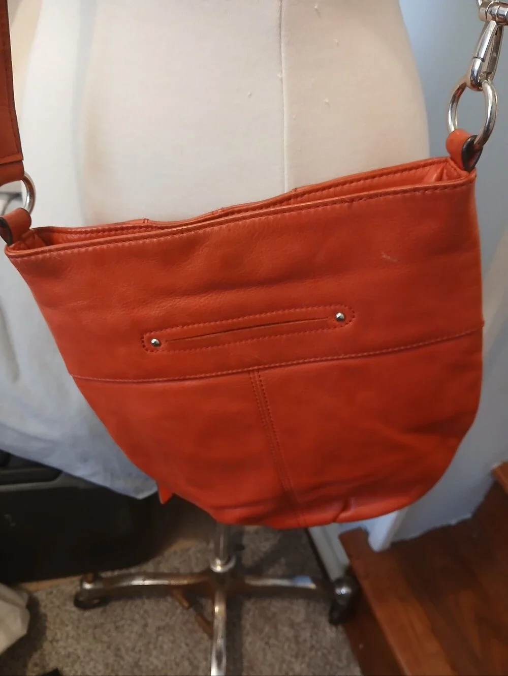 Y2k Red Quilted Crossbody Bag - Animal Print Lining